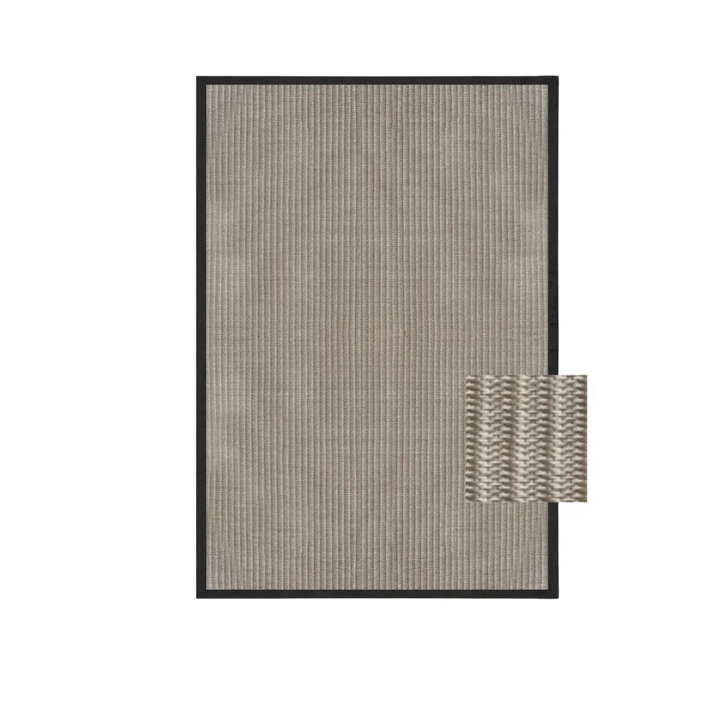 Alfombra Ambar de 2x3 mts con borde negro