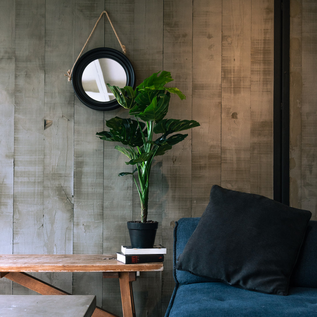 Monstera artificial de 100 cm