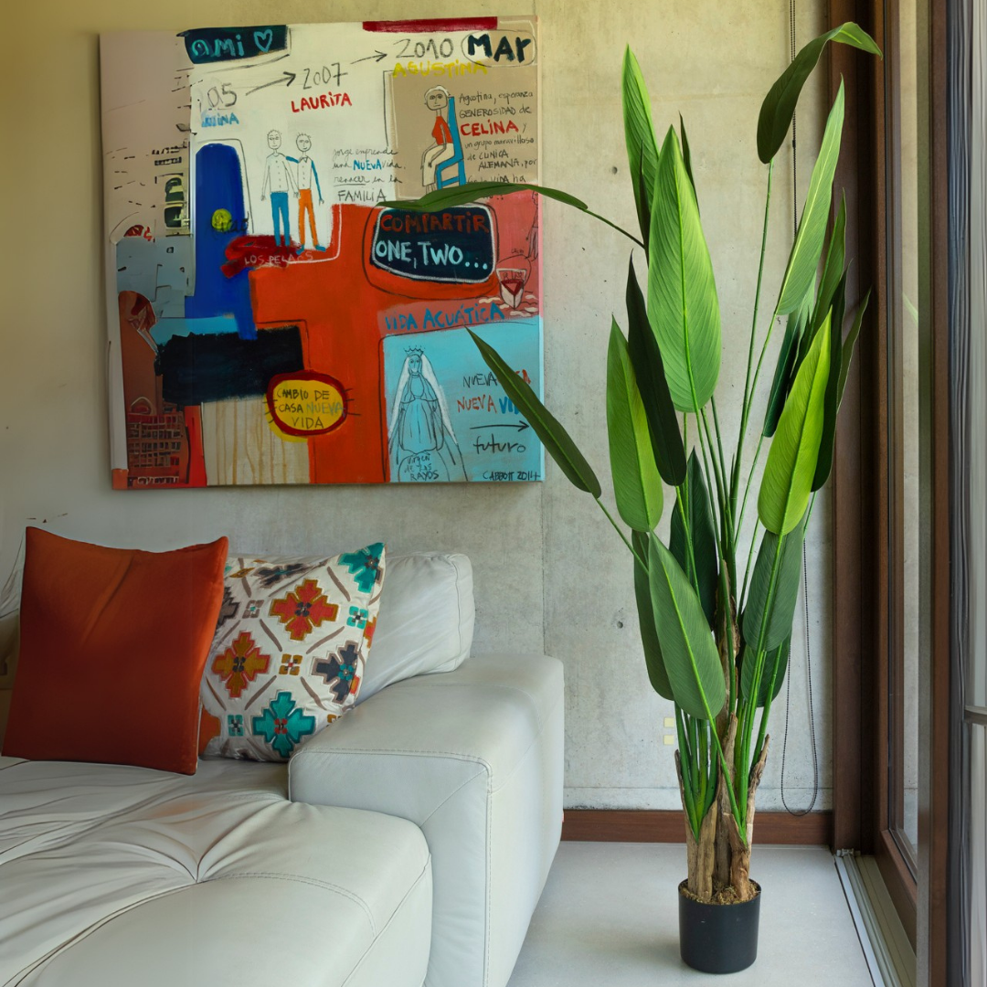 Bird of paradise artificial de 205 cm