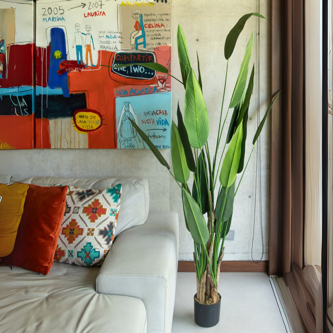 Bird of paradise artificial de 205 cm