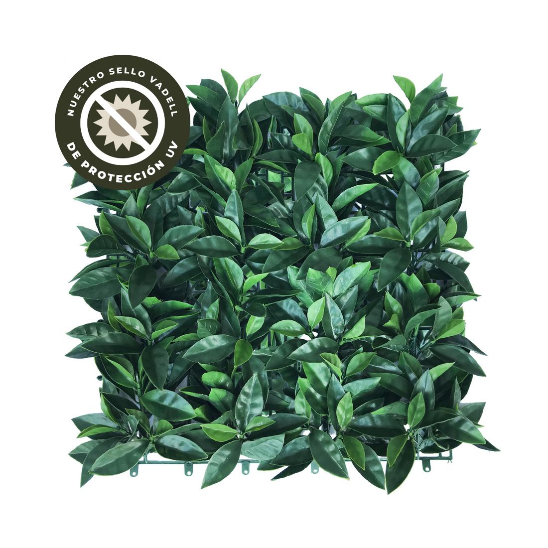 Pasto mural artificial premium verde 50 x 50 cm con protección UV