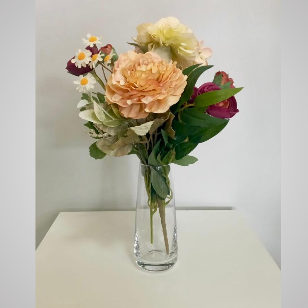 Florero Cilindro Boca Angosta de 15 cm