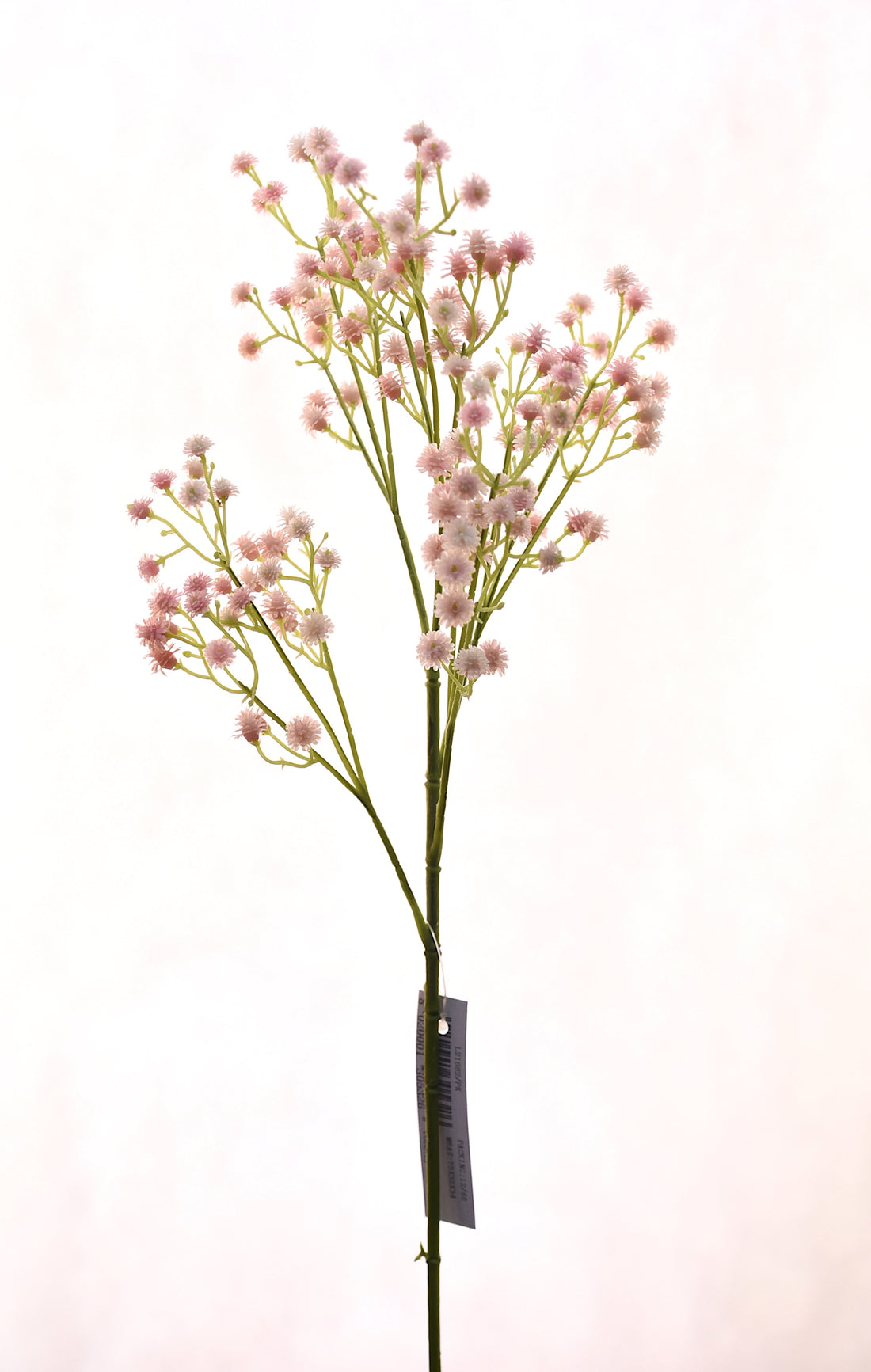 Flores rosadas artificiales, rama decorativa de 67 cm