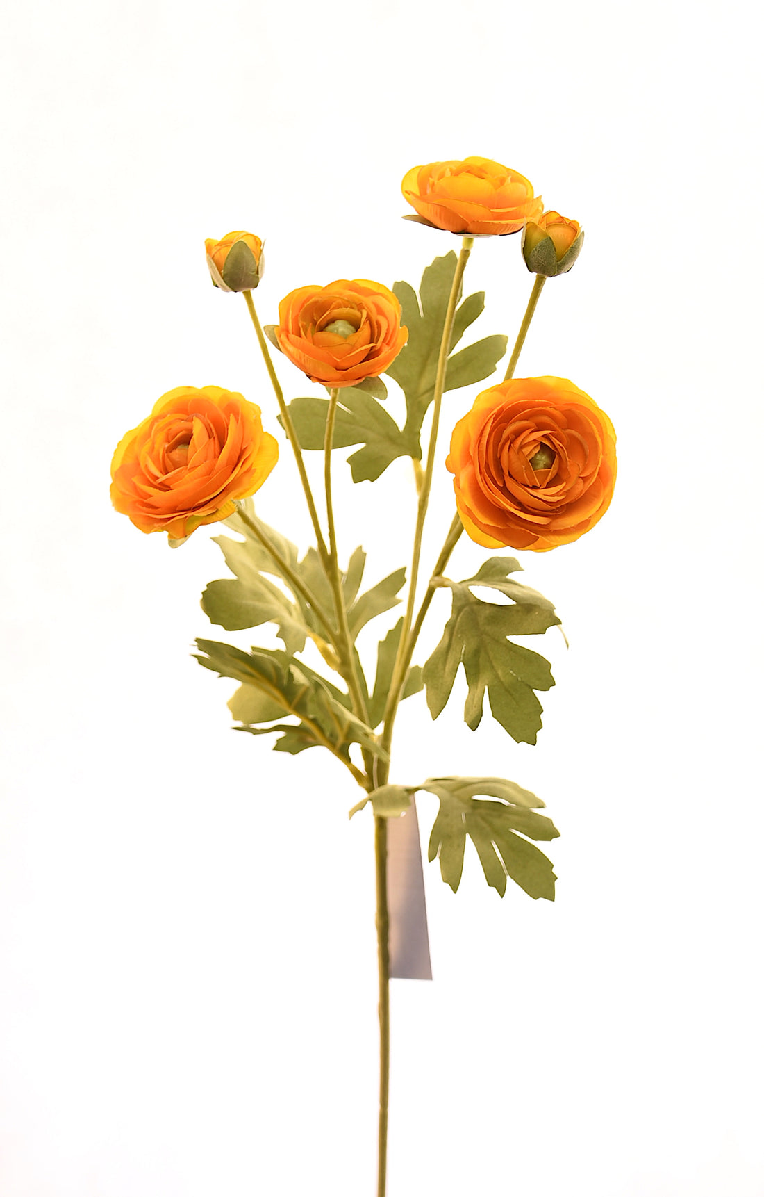 Ramo de ranúnculos amarillos artificiales de 66 cm