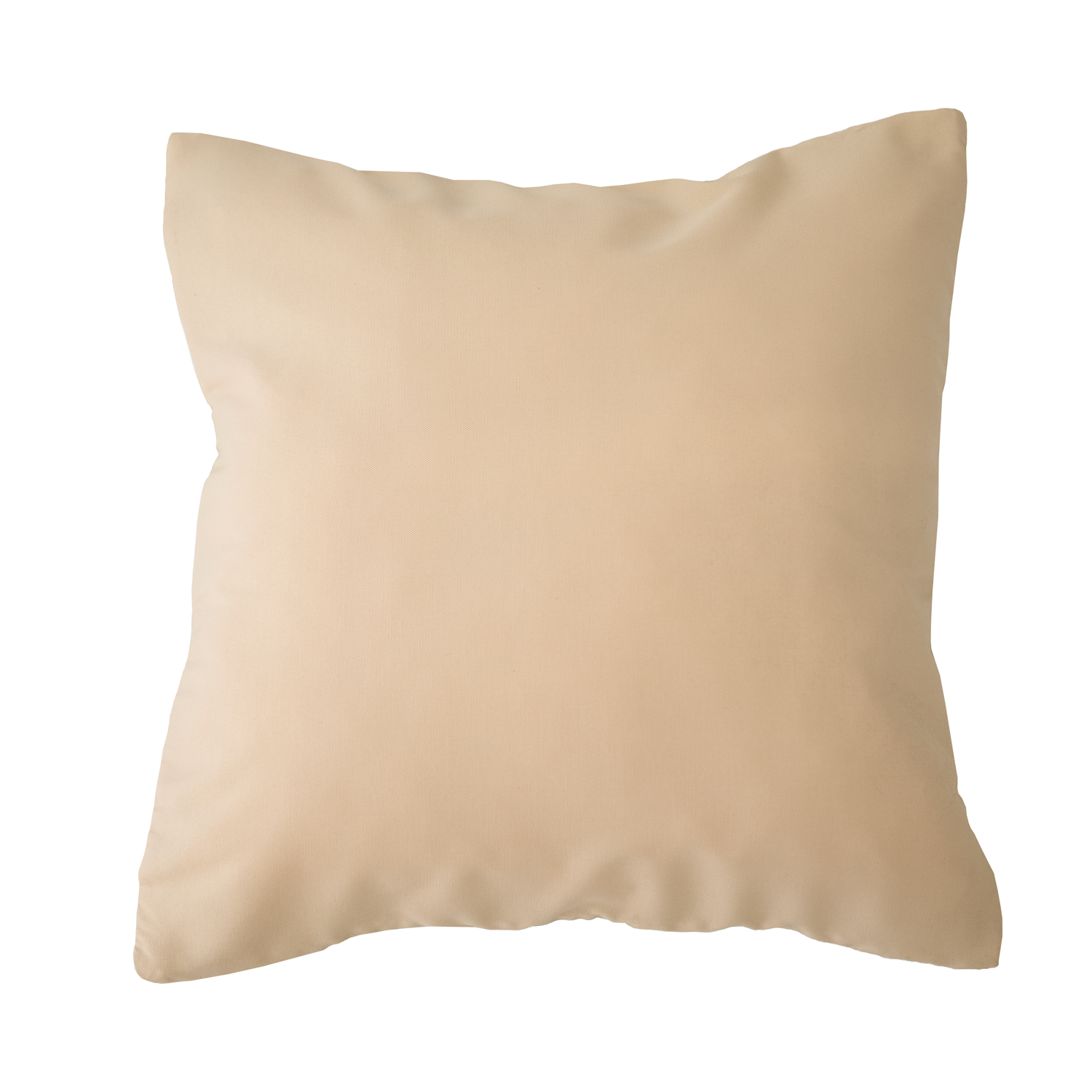 Cojín premium de rafia y polipropileno beige con tejido de cuadros entrelazados de 45 x 45 cm