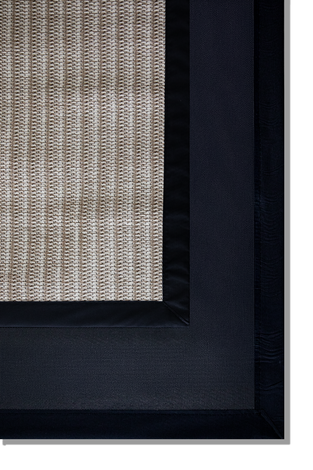 Alfombra Ambar de 2x3 mts con borde negro