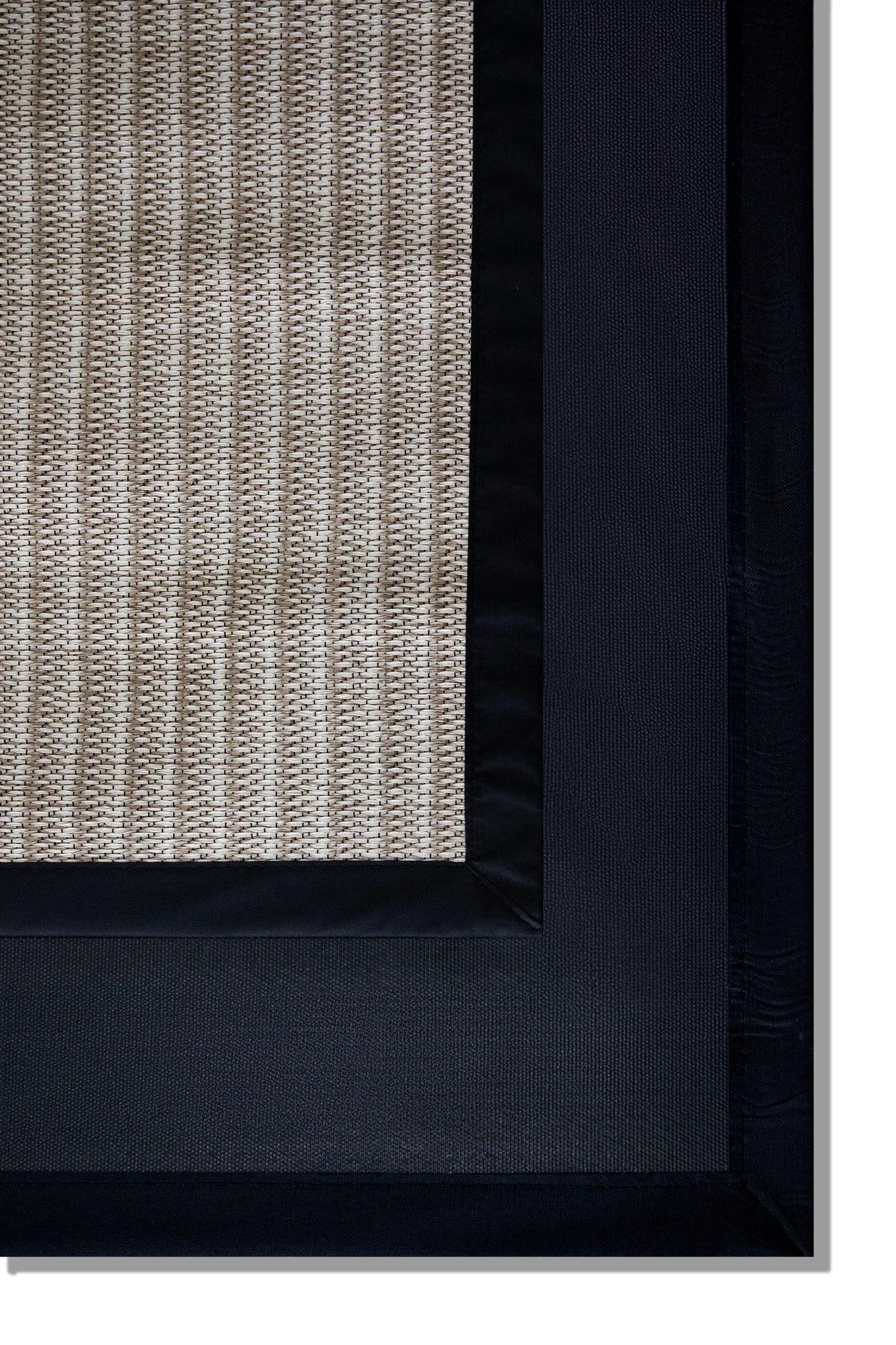 Alfombra Ambar de 2x3 mts con borde negro