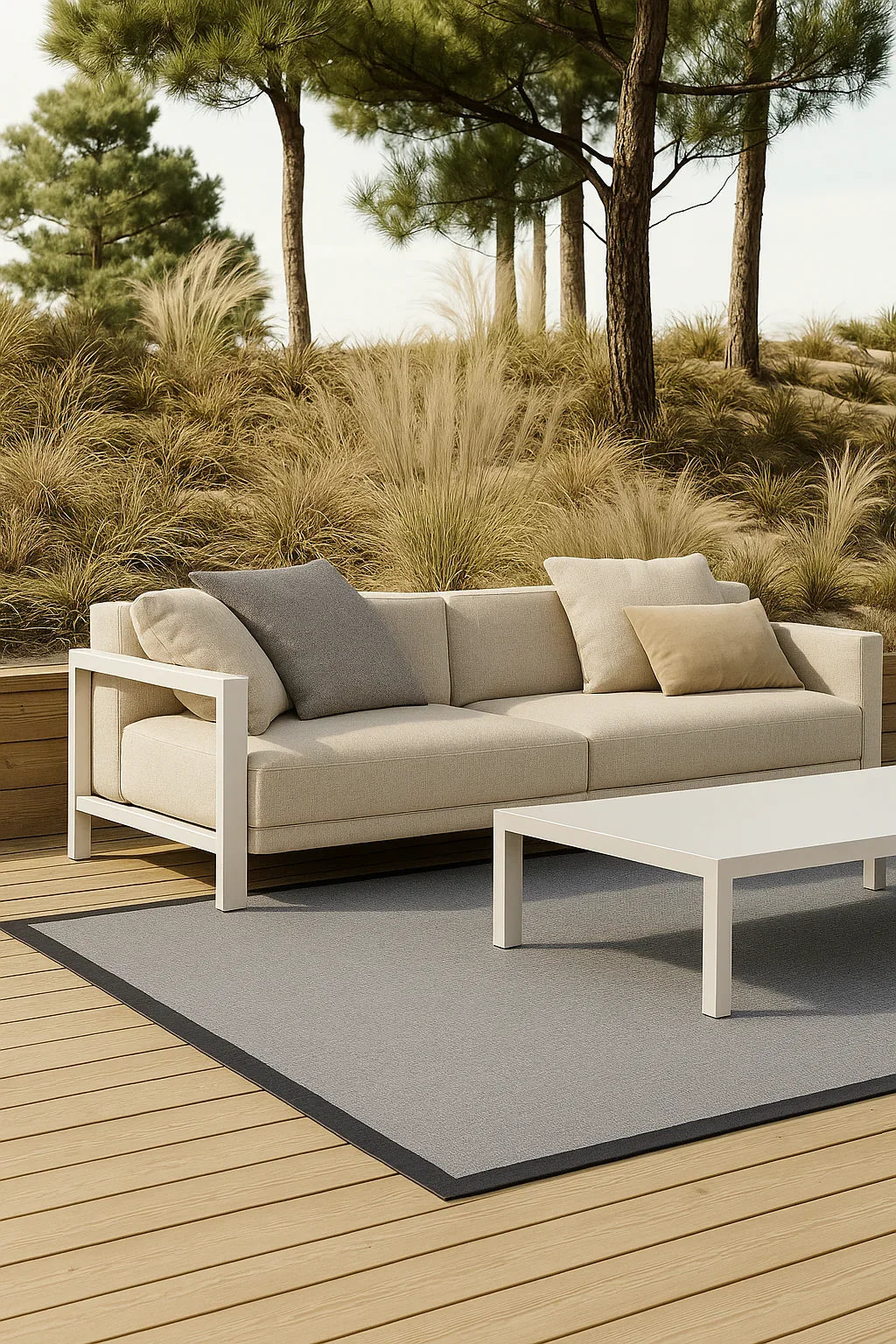 Alfombra Zuma Borde Negro