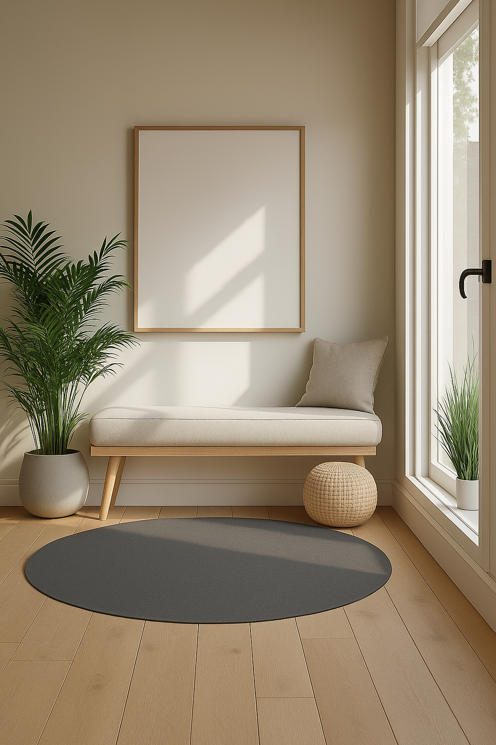 Alfombra Zaire de 1.5 mts. de Diámetro