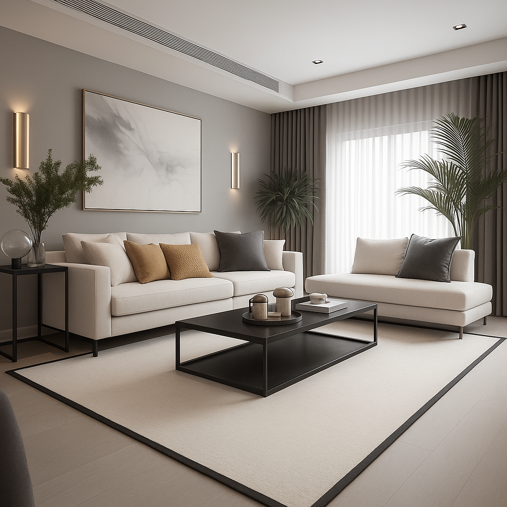 Alfombra Aura de Borde Negro