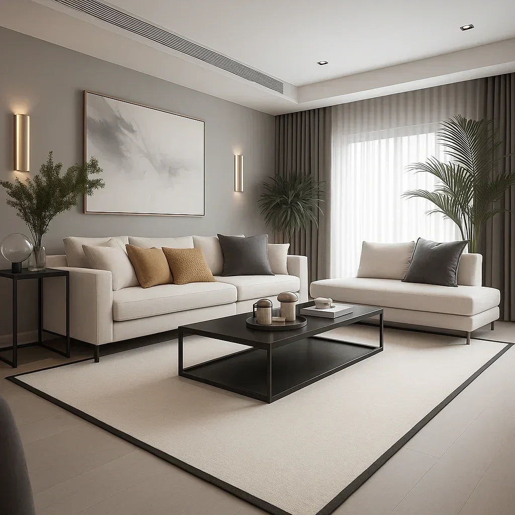 Alfombra Aura de Borde Negro