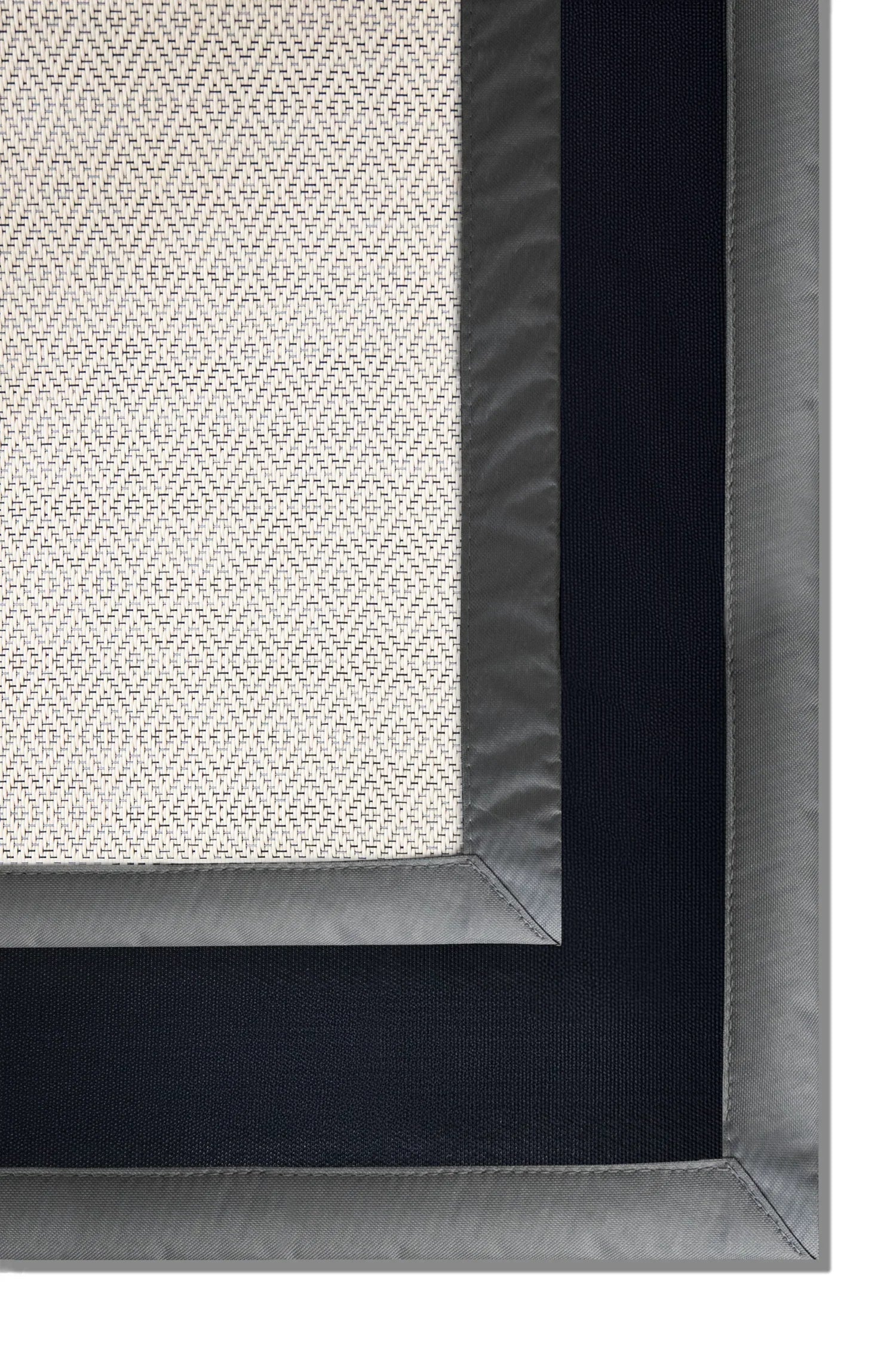 Alfombra Aura de Borde Gris