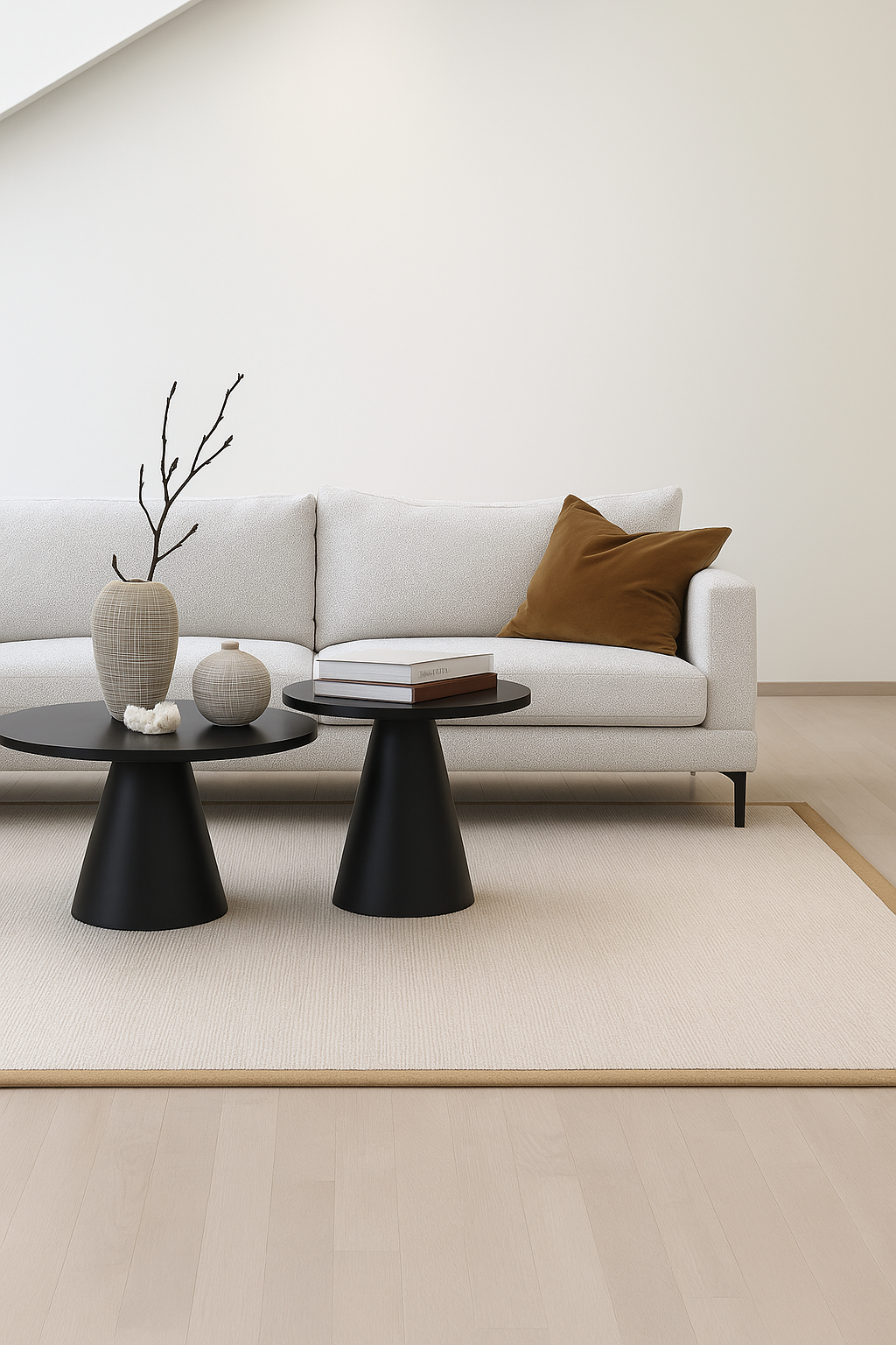 Alfombra Alma de Borde Beige