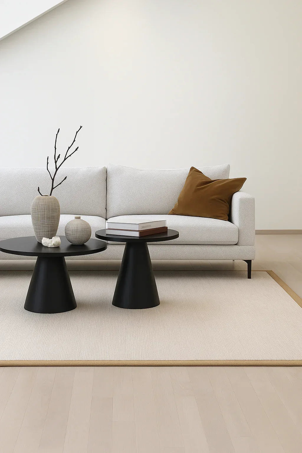 Alfombra Alma de Borde Beige