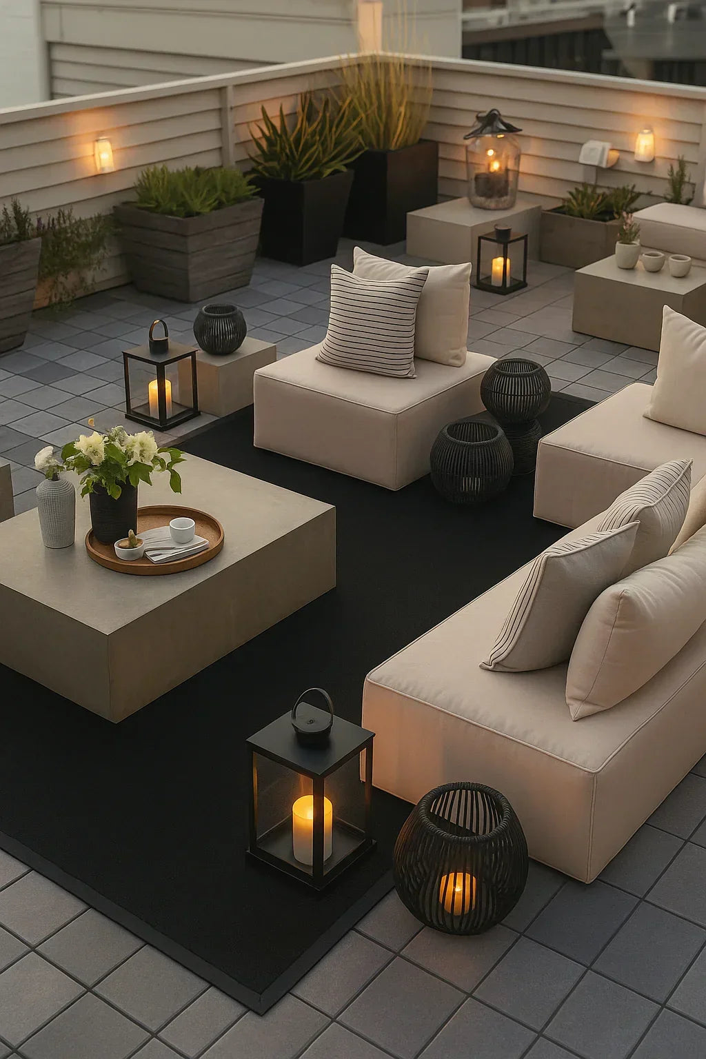 Alfombra Jade Borde Negro