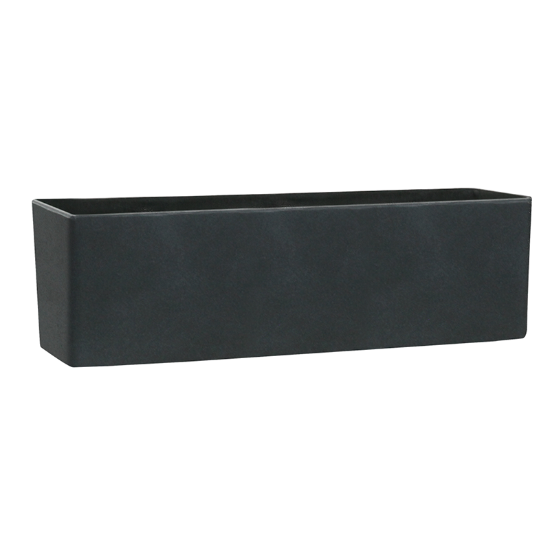 Macetero Rectangular S Color Negro