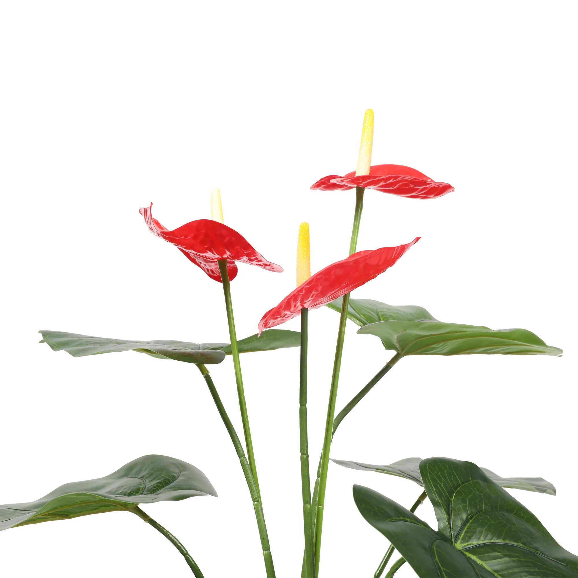 Anthurium rojo artificial de 60 cm