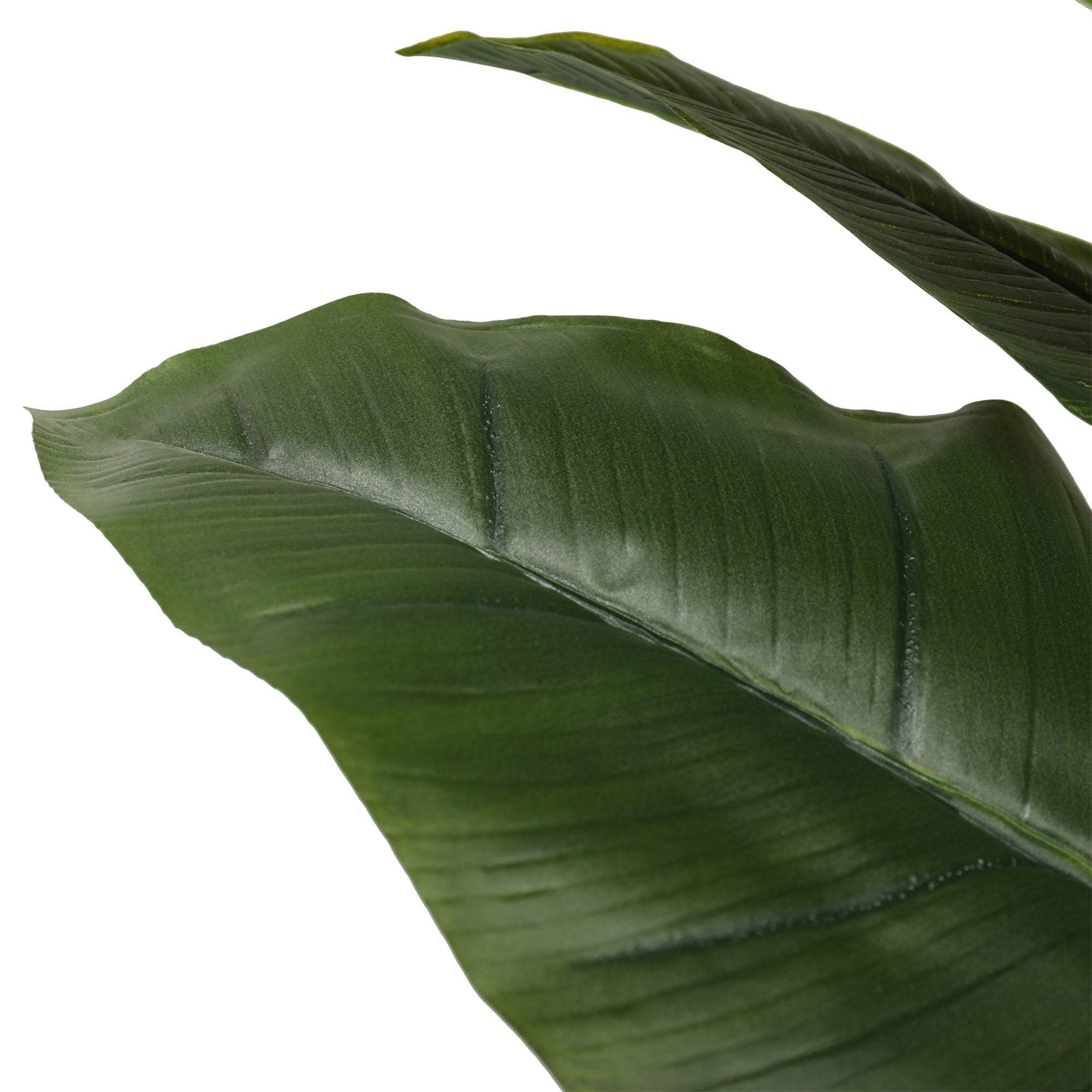 Banano Artificial de 180 cm, 5 Tallos y 22 Hojas