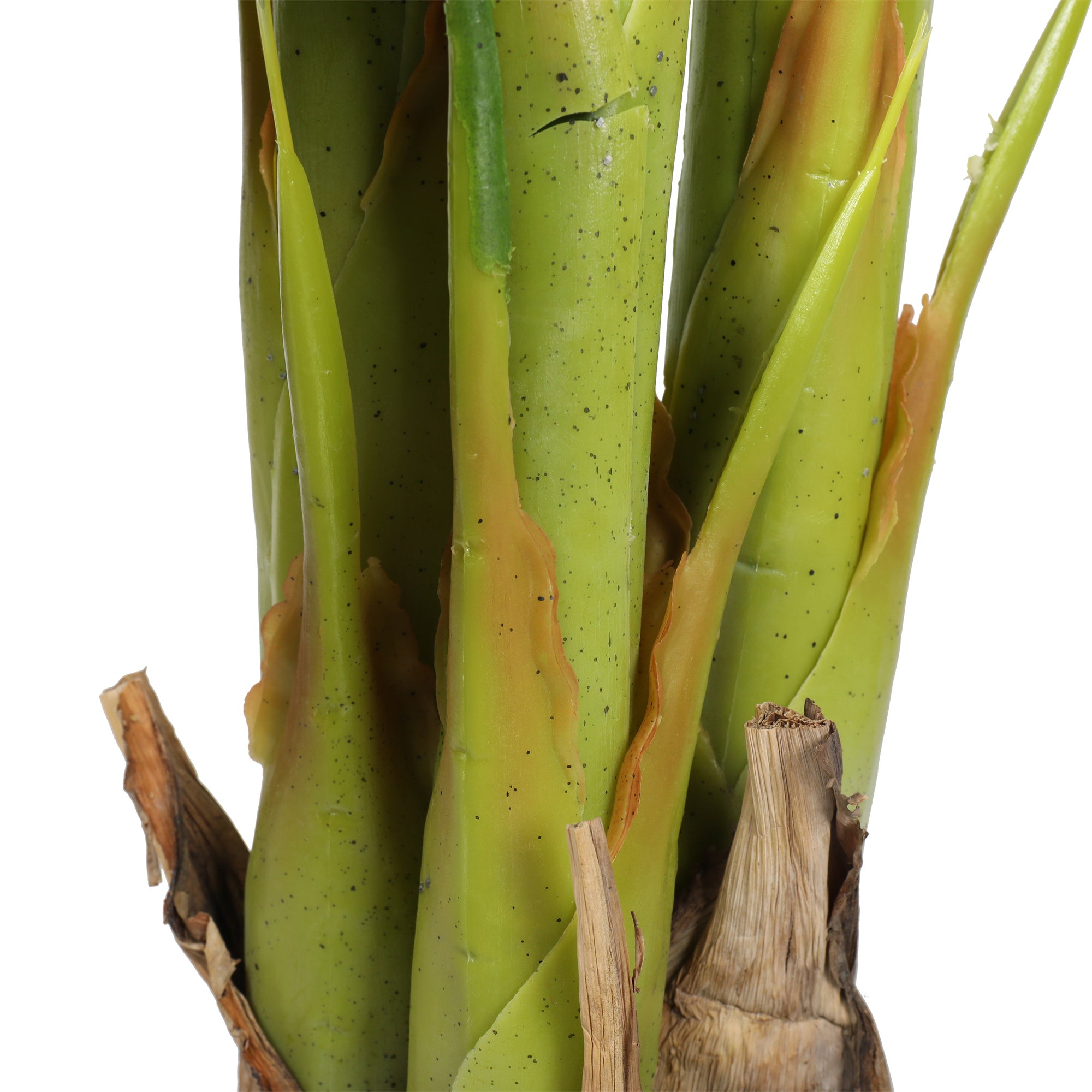 Banano Artificial de 180 cm, 5 Tallos y 22 Hojas