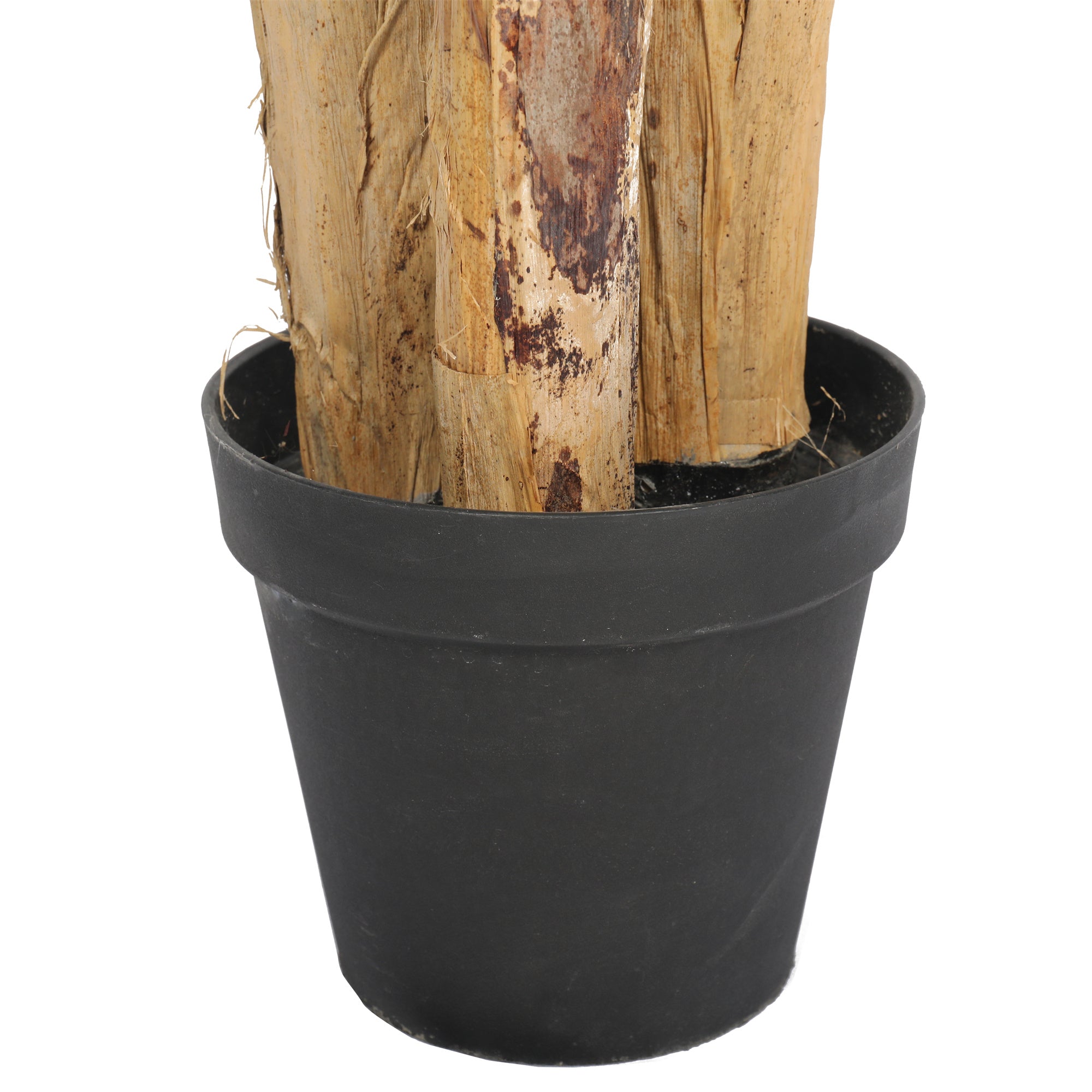 Banano Artificial De 280 Cm. 3 Tallos Y 36 Hojas.