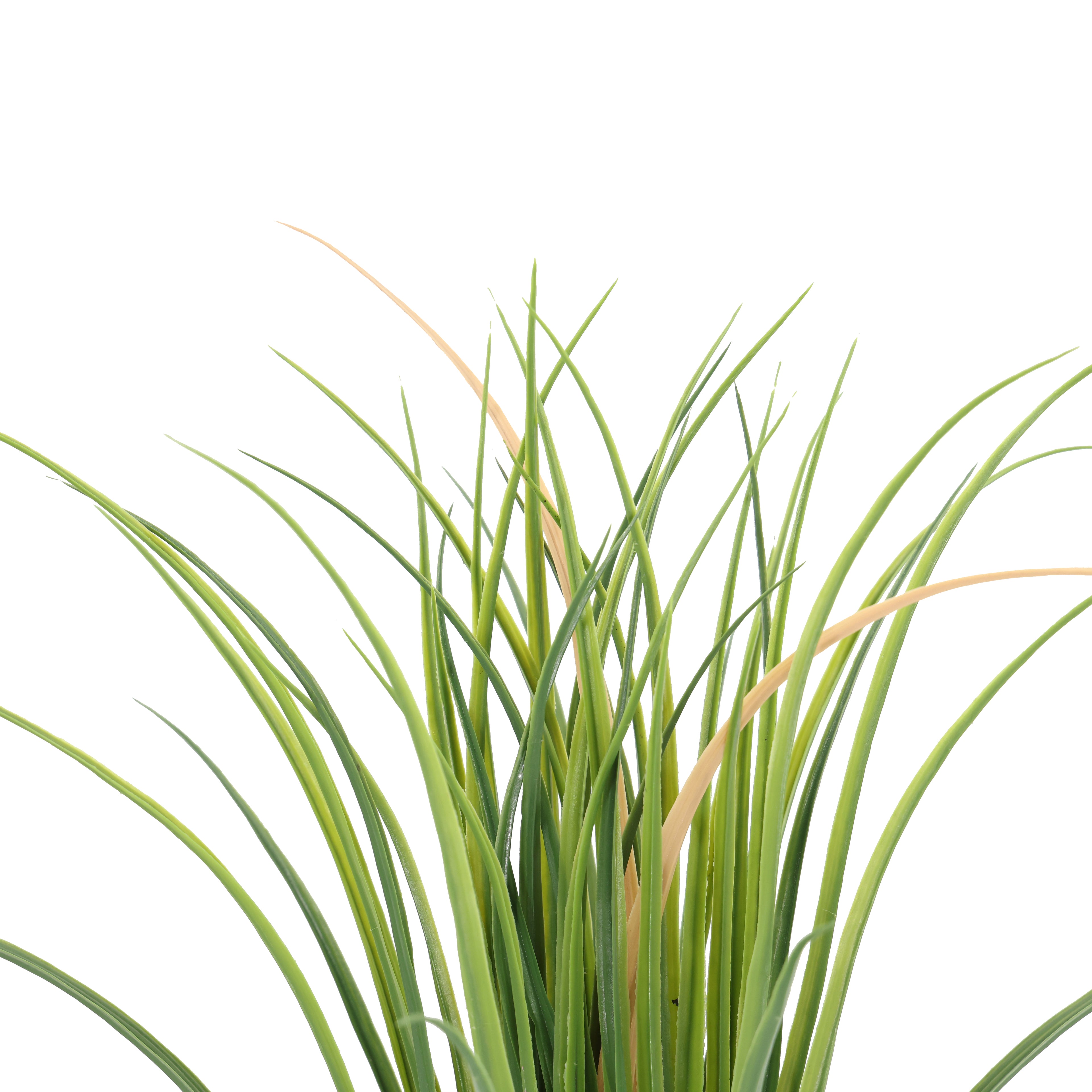 Hierba de caña artificial de lujo de 60 cm. con protección UV en macetero