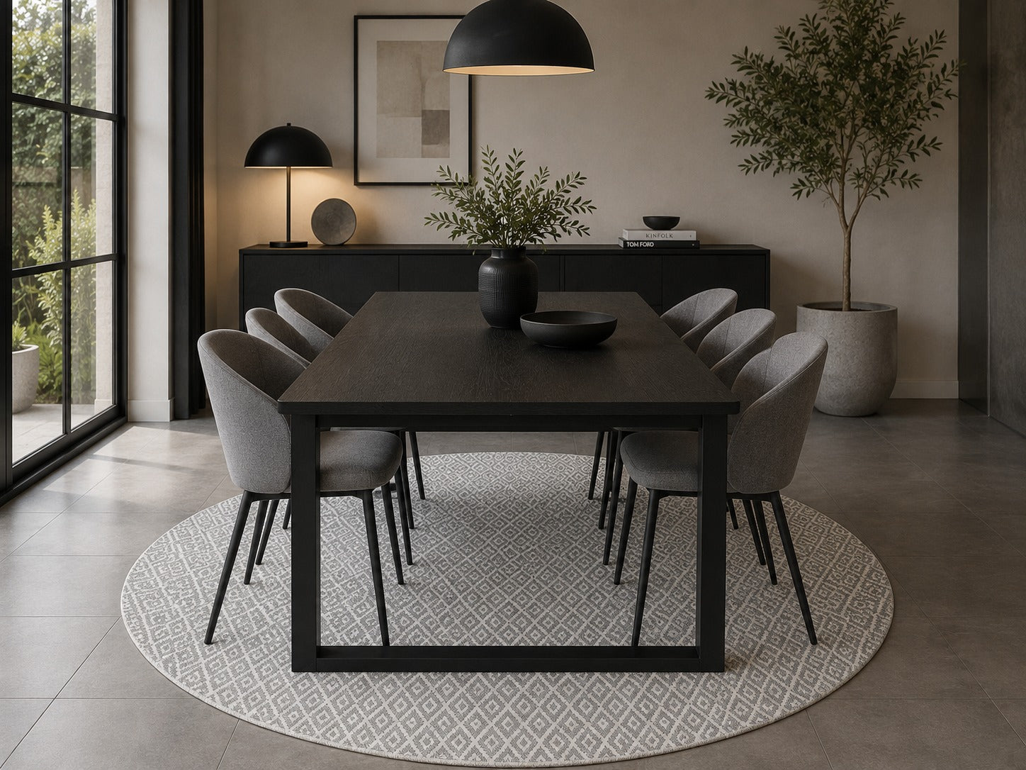 Alfombra Vinilica Trento 1.5 mts diámetro