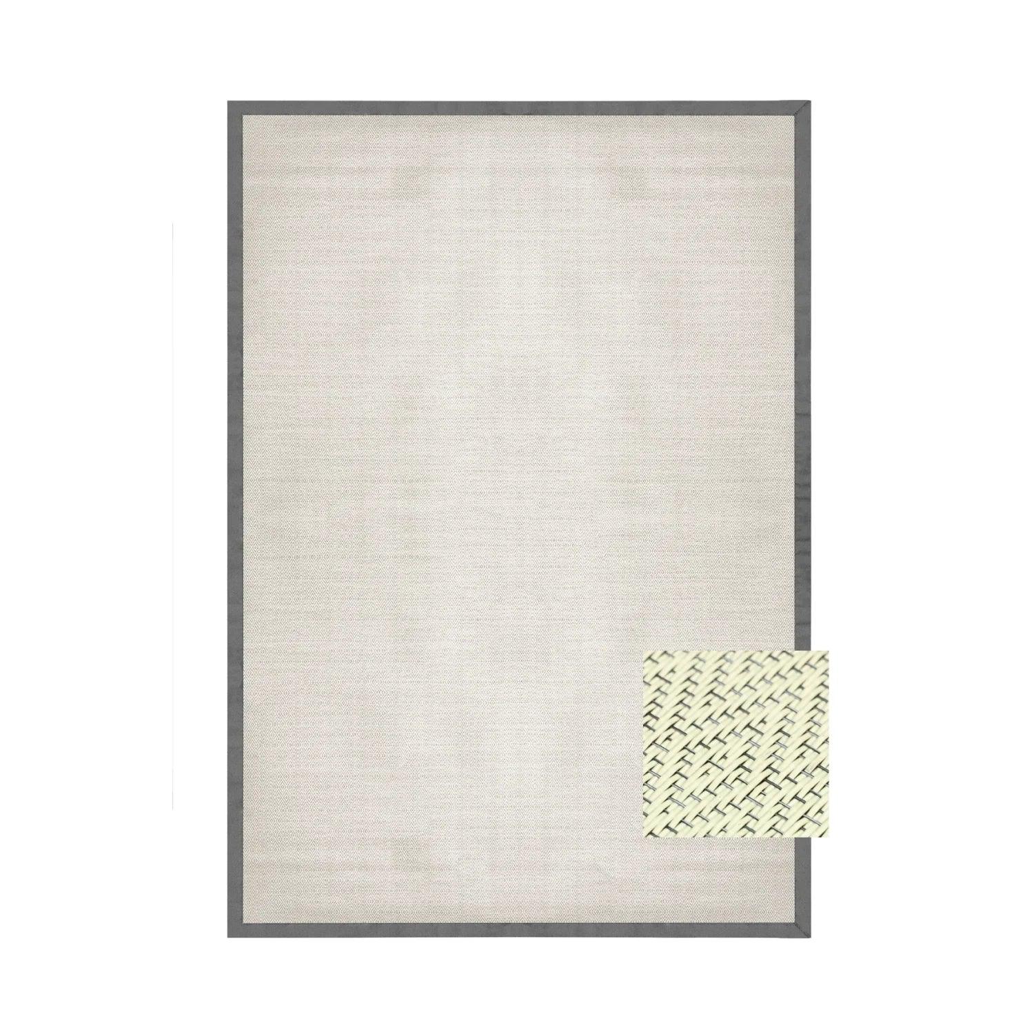 Alfombra Aura de Borde Gris