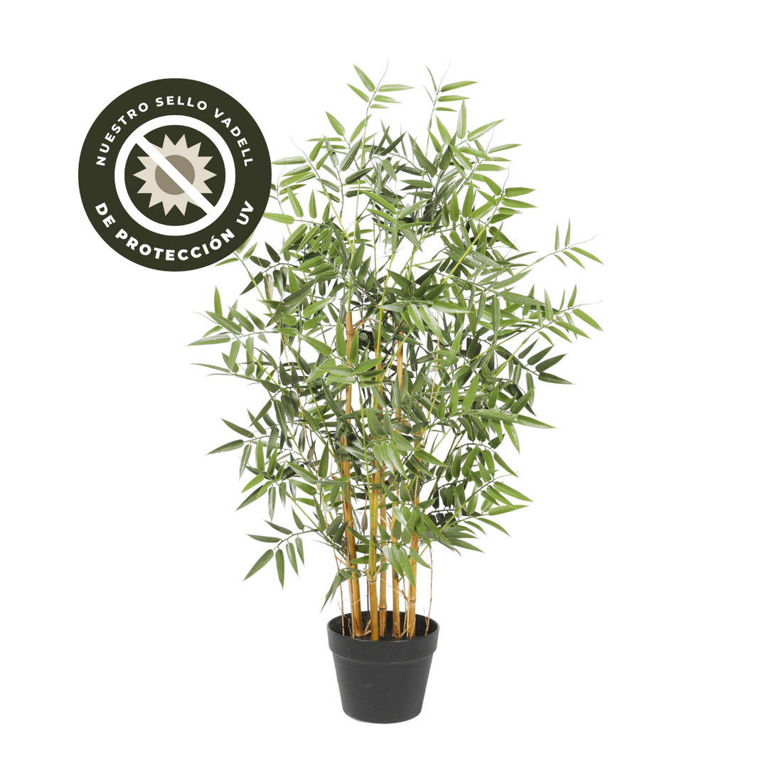 Bamboo Artificial Premium de 90 cm con protección UV