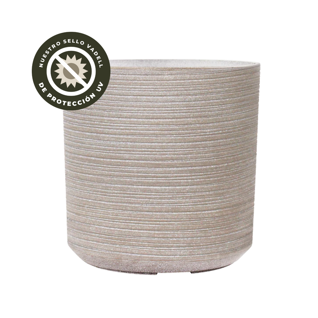 Macetero Ovalado XL Color Gris