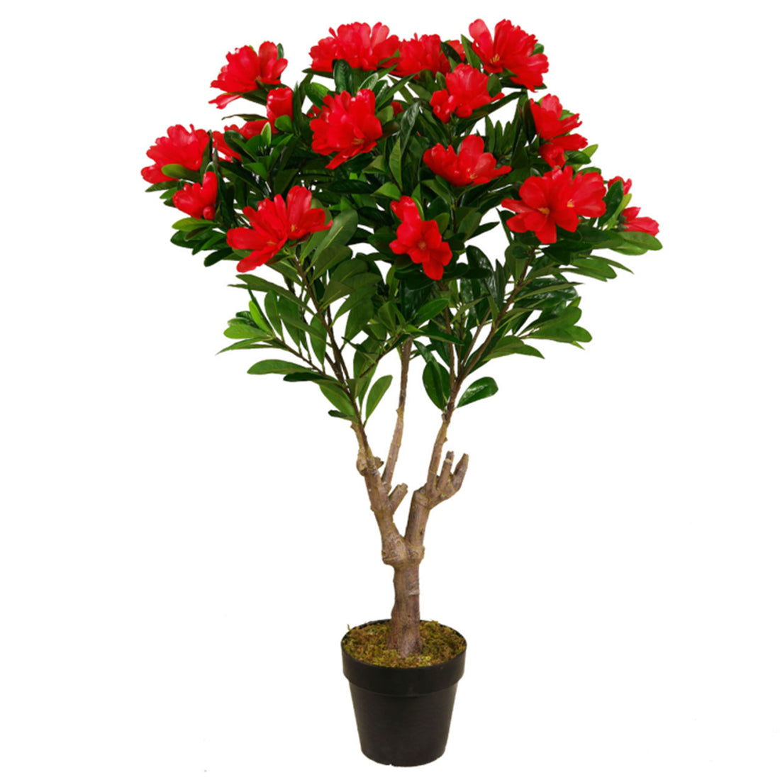 Árbol de Rododendro Rojo Artificial de 120 cm