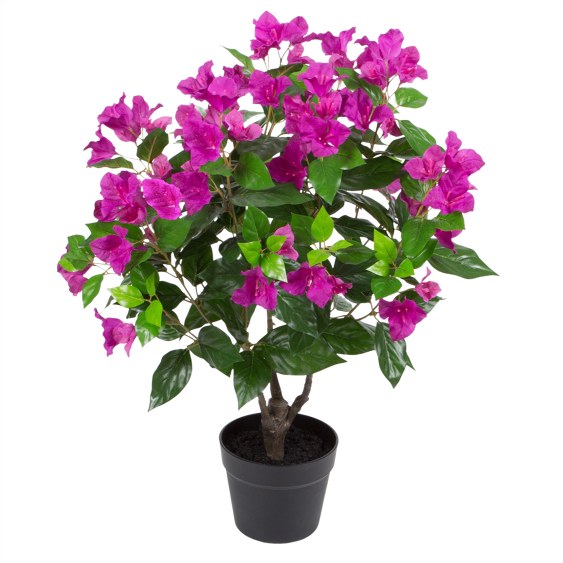 Arbusto Artificial de Bugambilia fucsia de 70 cm