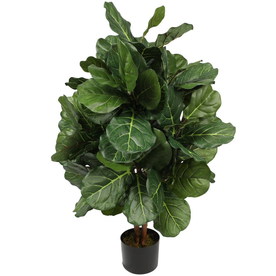 Ficus Lyrata artificial de 90 cm con follaje de seda