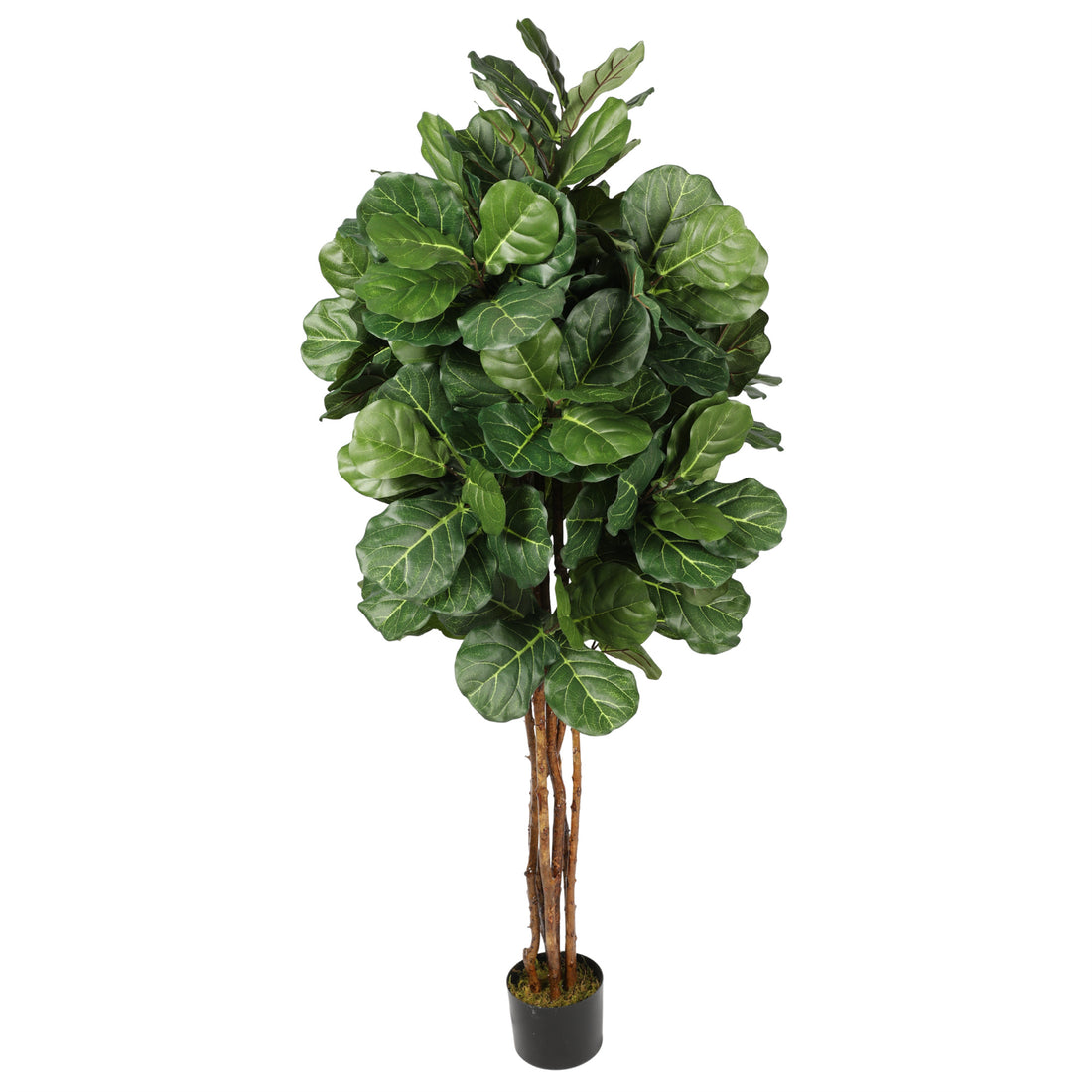 Ficus Lyrata artificial de 150 cm con follaje de seda