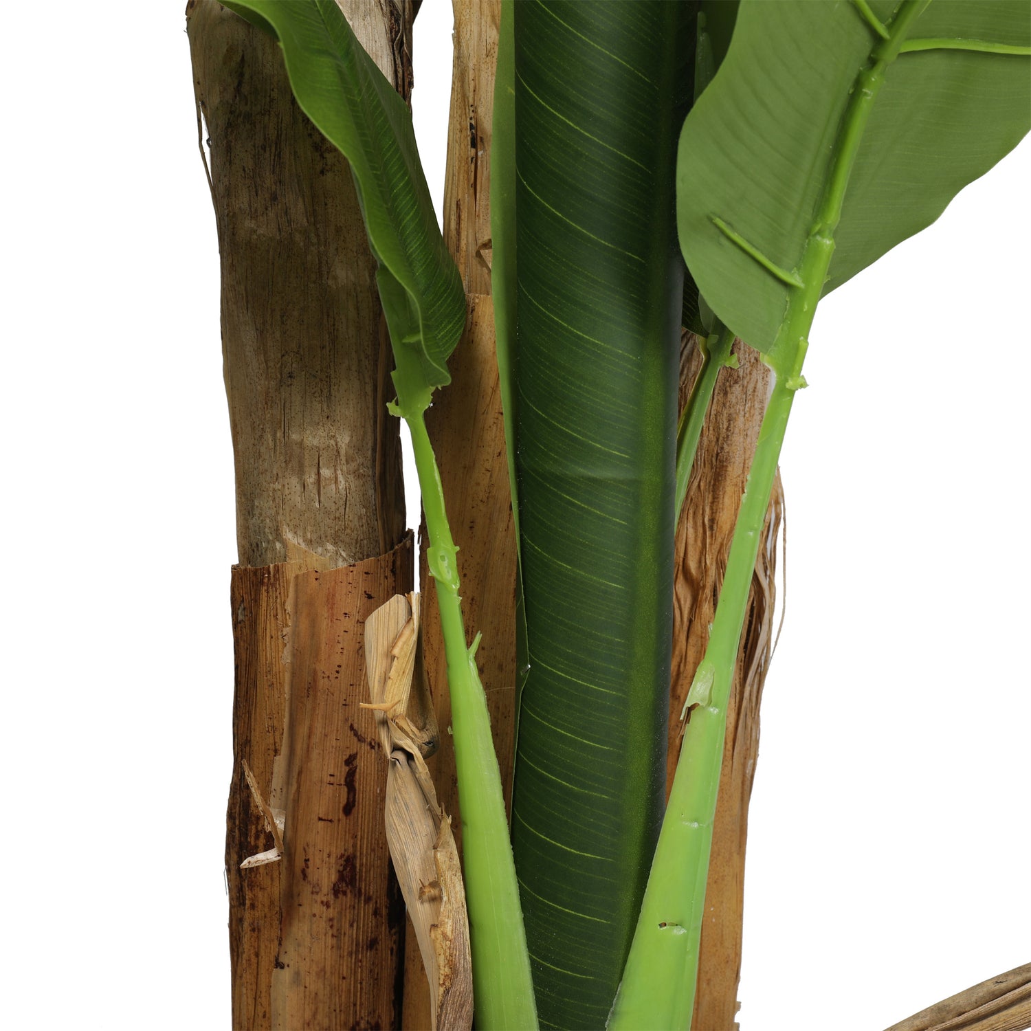 Banano Artificial de 190 cm, 4 troncos y 28 hojas