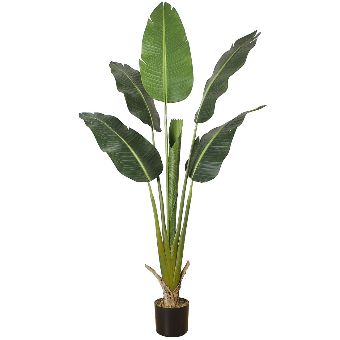 Banano Artificial de 160 cm y 5 hojas