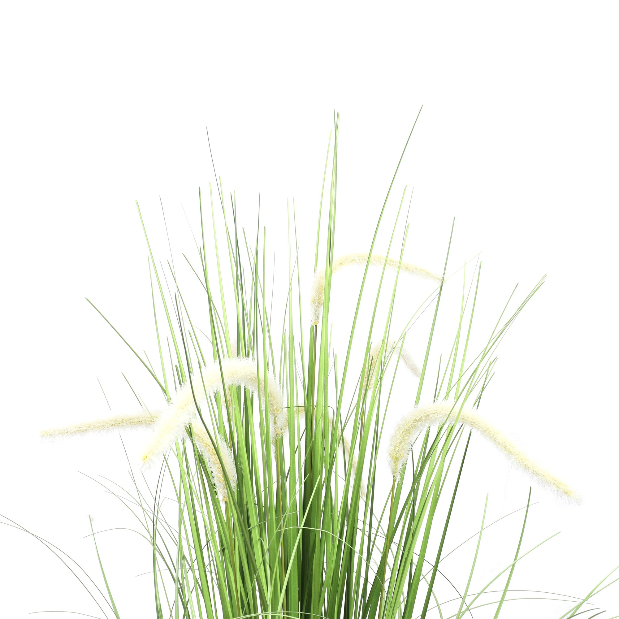 Grass artificial cuerdas de lino blanco de 90 cm
