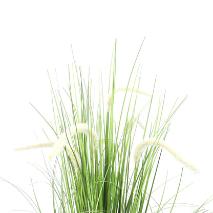 Grass artificial cuerdas de lino blanco de 90 cm