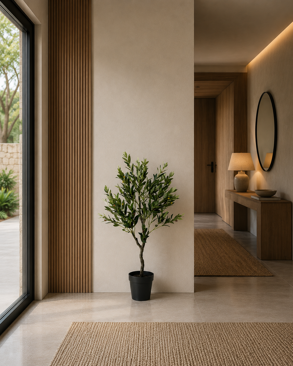 Árbol Artificial de Olivo de 125 cm