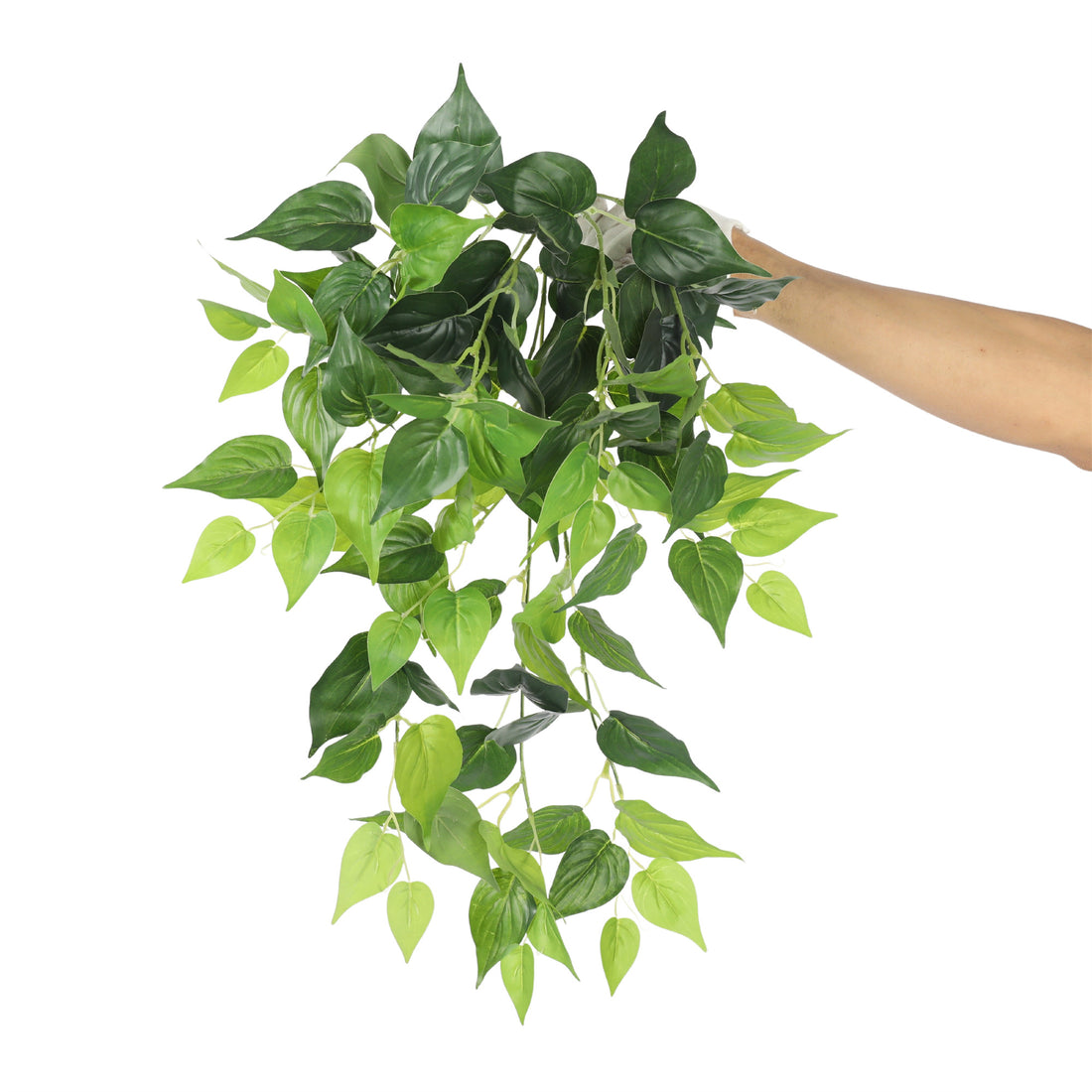 Enredadera artificial colgante con 104 hojas verdes de 60 cm