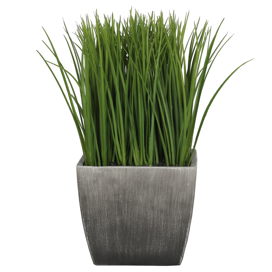 Grass verde artificial de 33 cm con macetero