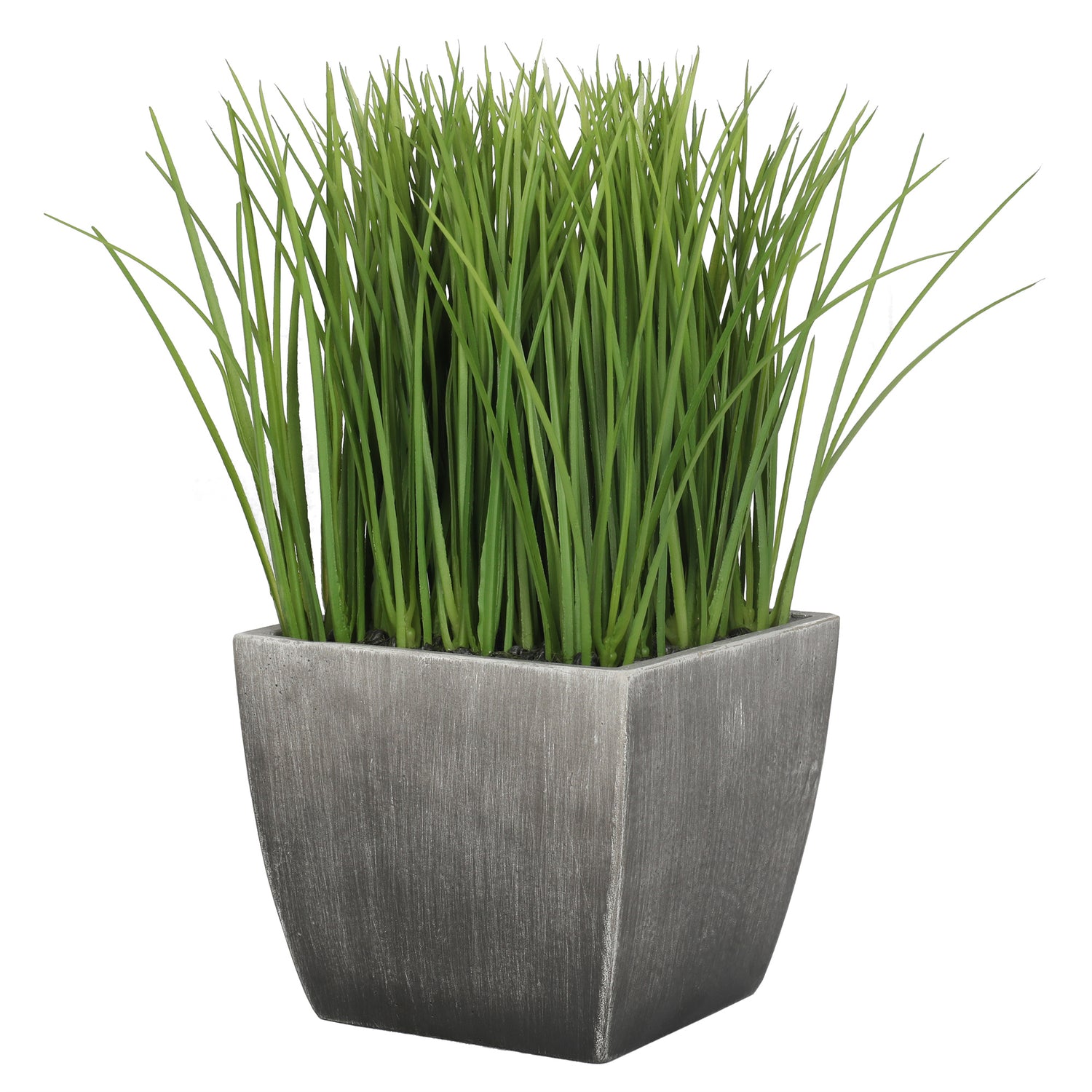 Grass verde artificial de 33 cm con macetero