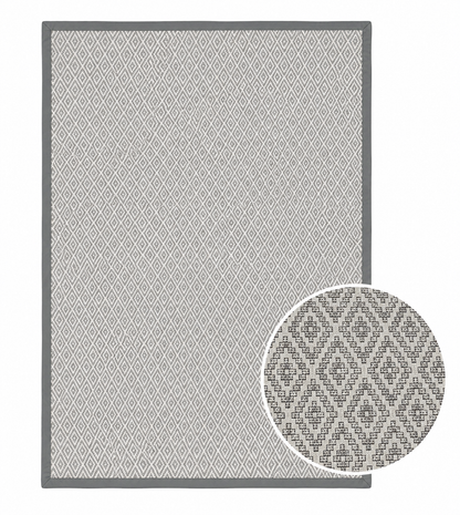 Alfombra Trento Borde Gris