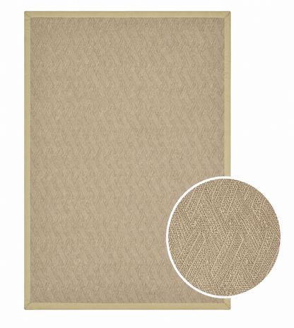 Alfombra Siena  Borde Beige