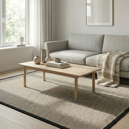 Alfombra Ambar de 2x3 mts con borde negro