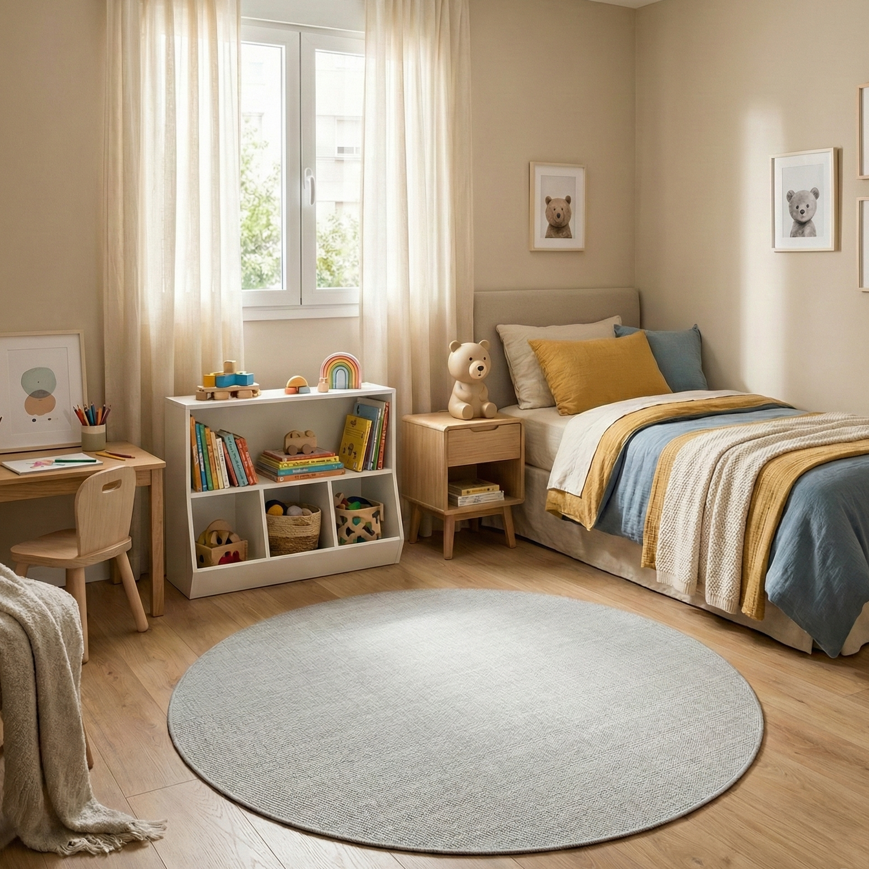 Alfombra Zuma de 1.5 mts. de Diámetro