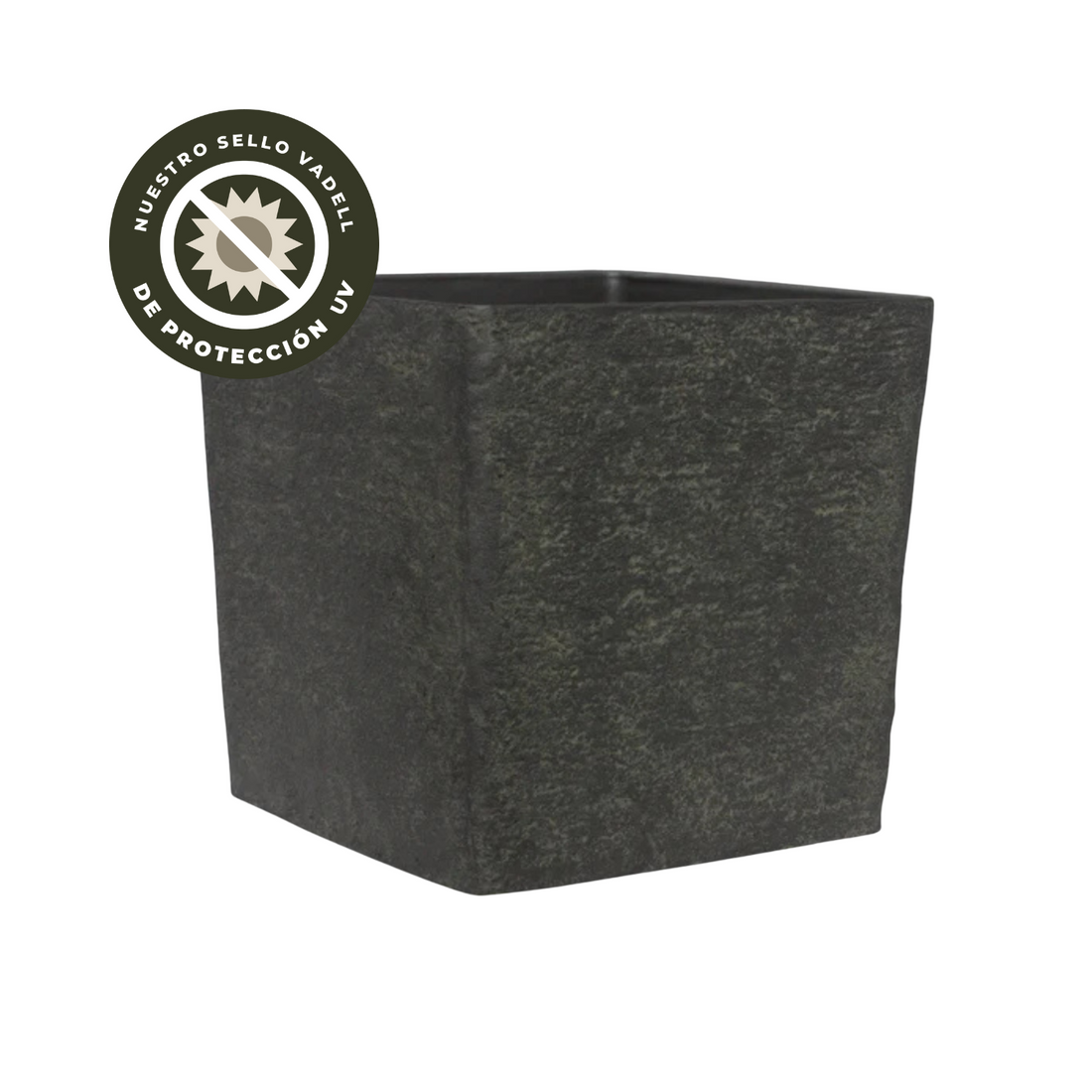 Macetero Cuadrado L Color Negro