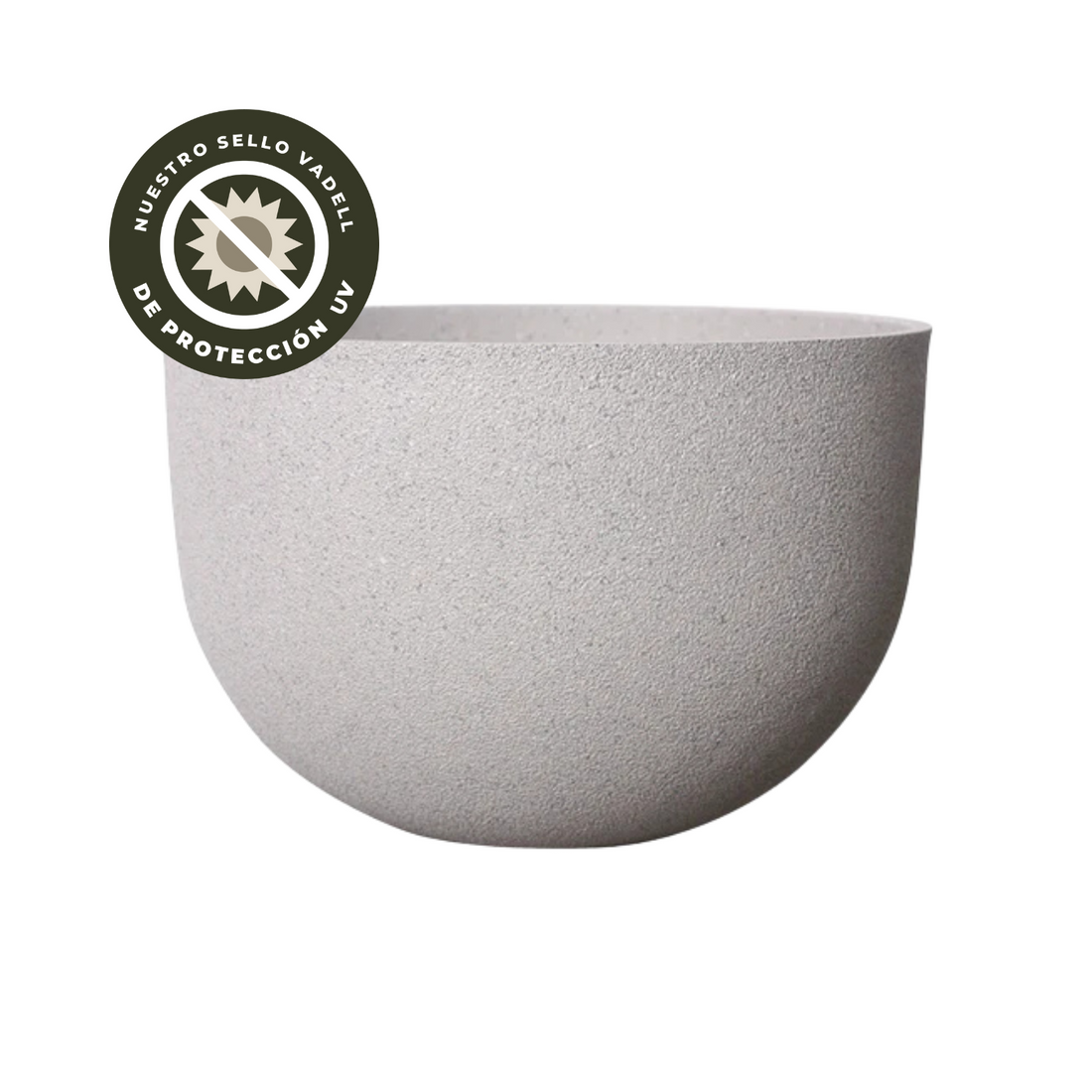 Macetero Redondo S Color Crema