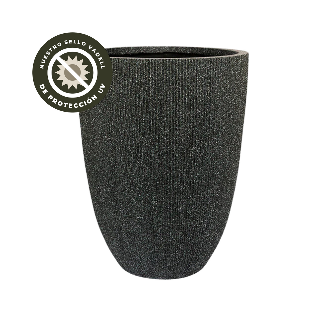 Macetero Ovalado XL Color Negro