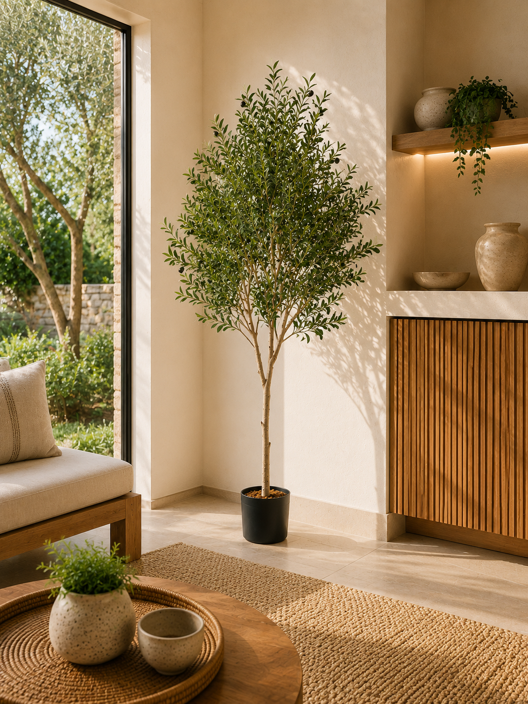 Olivo premium 180 cm con prtotección UV, 1836 hojas