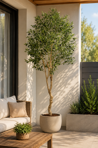 Árbol Artificial de Olivo de 210 cm con protección UV